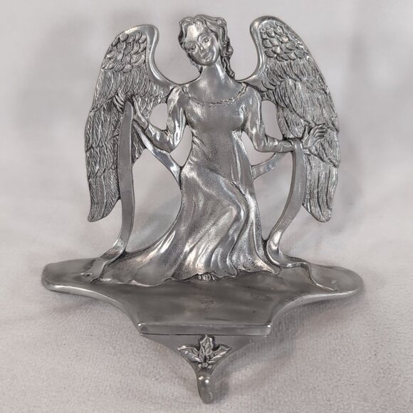 Seagull Other - Seagull Pewter Angel Stocking Holder Hook Silver Christmas 1997 Hanger Etain SH6
